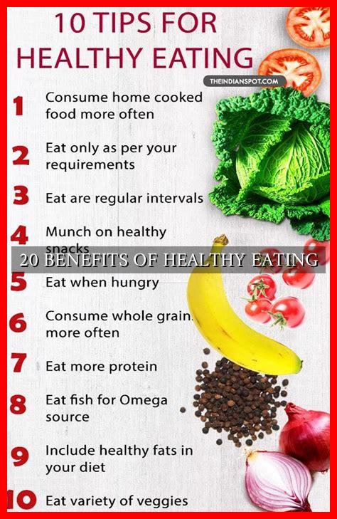 20 BENEFITS OF HEALTHY EATING - Wadaef