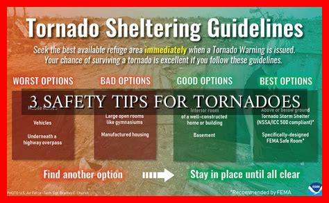3 SAFETY TIPS FOR TORNADOES - Wadaef