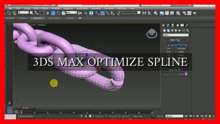 3DS MAX OPTIMIZE SPLINE