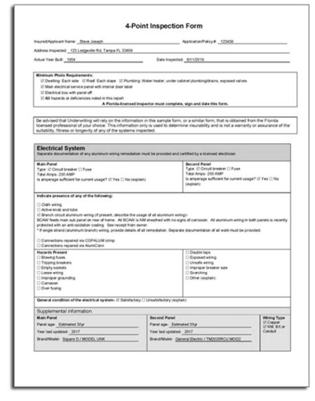 4 point inspection florida