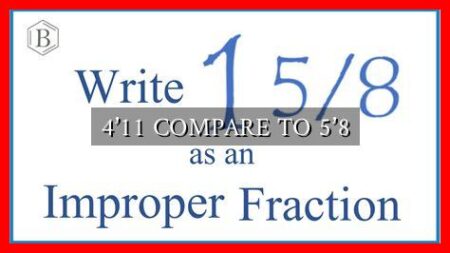 4'11 COMPARE TO 5'8