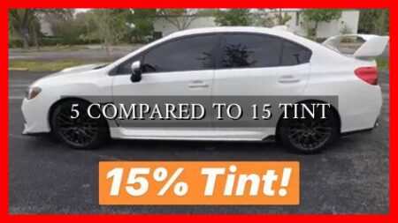 5 COMPARED TO 15 TINT