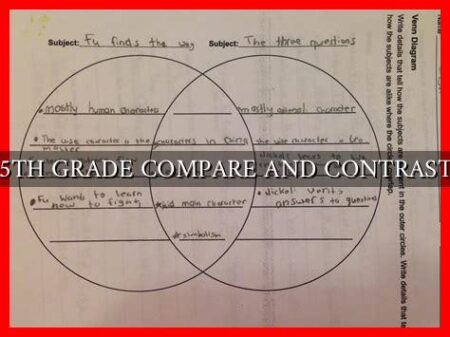 5TH GRADE COMPARE AND CONTRAST