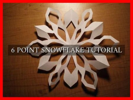 6 POINT SNOWFLAKE TUTORIAL
