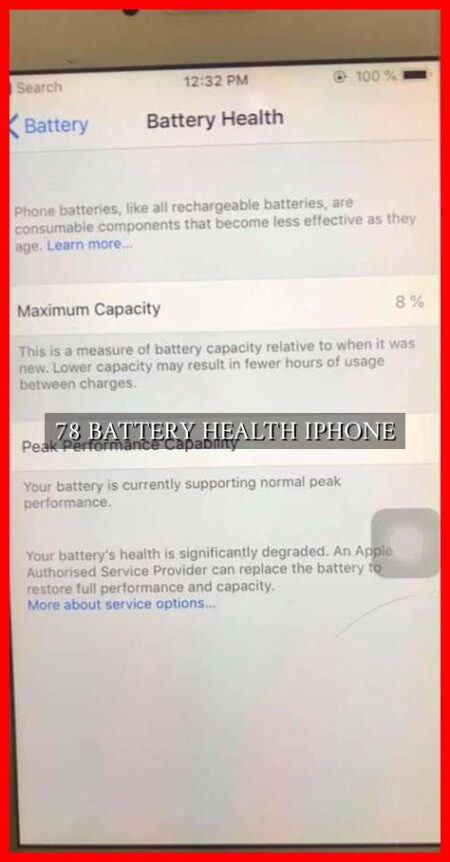 78 BATTERY HEALTH IPHONE 78 BATTERY HEALTH IPHONE