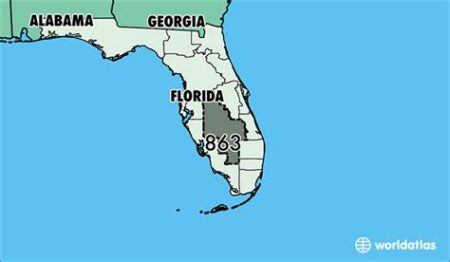 863 area code florida