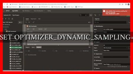 ALTER SYSTEM SET OPTIMIZER_DYNAMIC_SAMPLING=0 SCOPE=BOTH