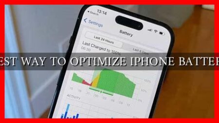BEST WAY TO OPTIMIZE IPHONE BATTERY