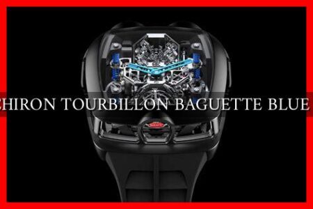 BUGATTI CHIRON TOURBILLON BAGUETTE BLUE SAPPHIRES