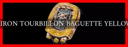 BUGATTI CHIRON TOURBILLON BAGUETTE YELLOW SAPPHIRES