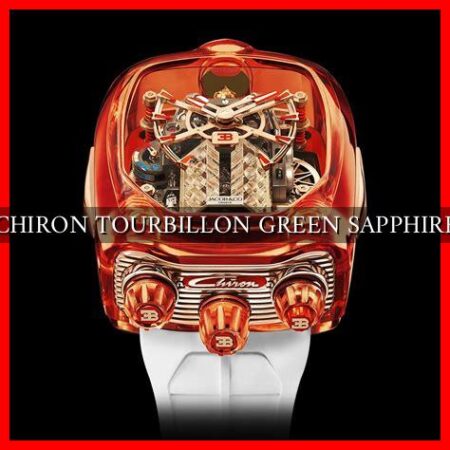 BUGATTI CHIRON TOURBILLON GREEN SAPPHIRE CRYSTAL