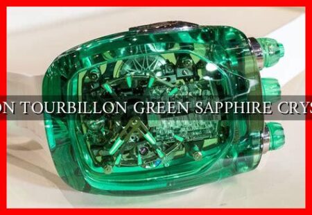 BUGATTI CHIRON TOURBILLON GREEN SAPPHIRE CRYSTAL TAG PRICE