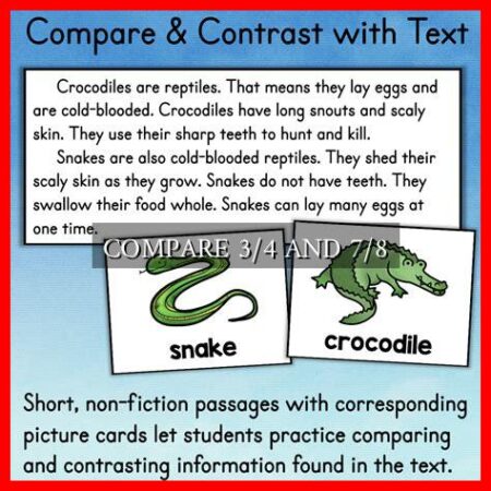 COMPARE 3/4 AND 7/8