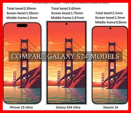 COMPARE GALAXY S24 MODELS