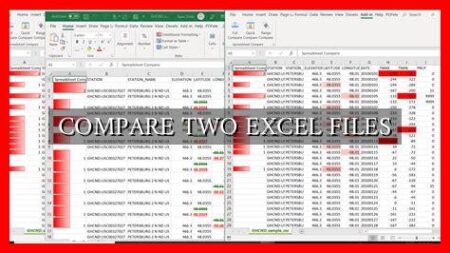 COMPARE TWO EXCEL FILES