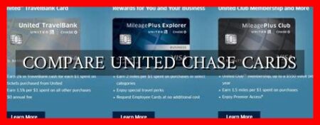 COMPARE UNITED CHASE CARDS