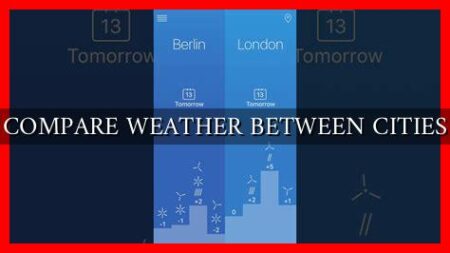 COMPARE WEATHER BETWEEN CITIES