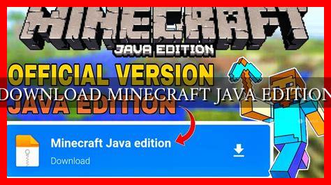 DOWNLOAD MINECRAFT JAVA EDITION - Wadaef