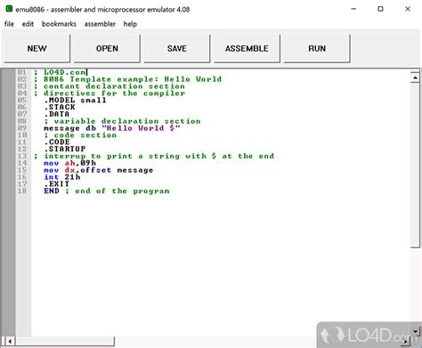 Emulator for 8086 free download Emulator for 8086 free download