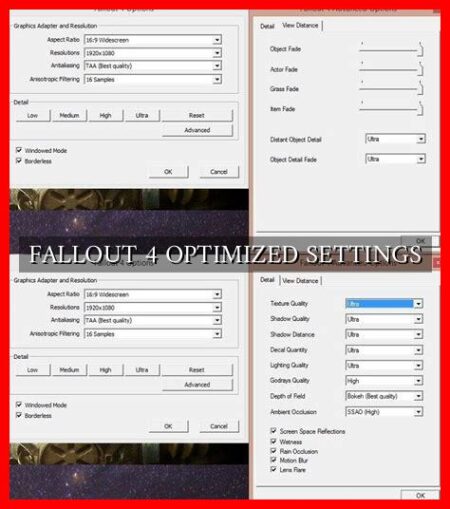 FALLOUT 4 OPTIMIZED SETTINGS