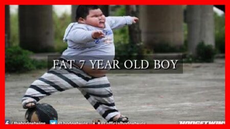 FAT 7 YEAR OLD BOY