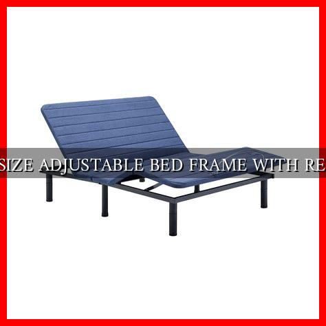 Full Size Adjustable Bed Frame With Remote - Wadaef