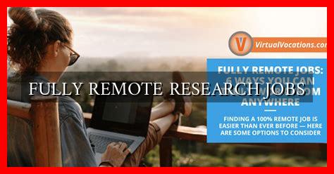 remote research jobs massachusetts