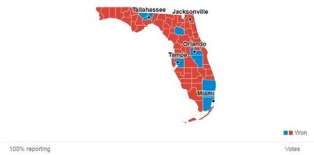 Florida 2024 – 2025 election results by county Florida 2024 - 2025 election results by county