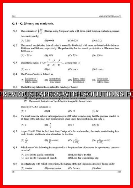 GATE PREVIOUS PAPERS WITH SOLUTIONS FOR ECE - Wadaef