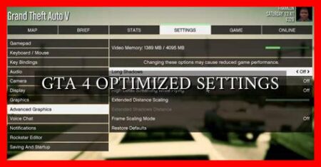 GTA 4 OPTIMIZED SETTINGS