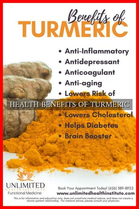 HEALTH BENEFITS OF TURMERIC