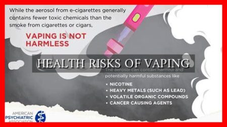 HEALTH RISKS OF VAPING HEALTH RISKS OF VAPING