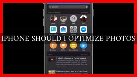 IPHONE SHOULD I OPTIMIZE PHOTOS