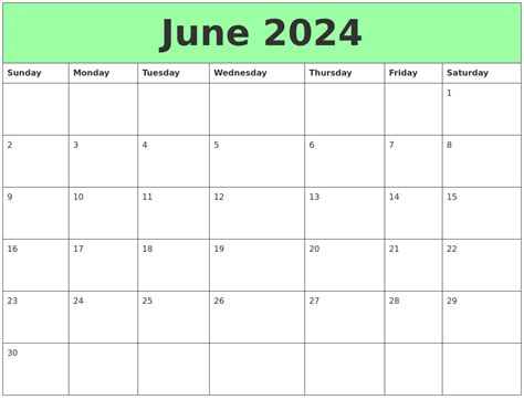 June 5 2024 calendar