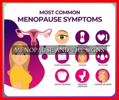 MENOPAUSE AND THE SIGNS - Wadaef