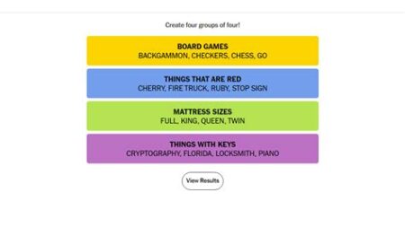 Nyt connections colors meaning