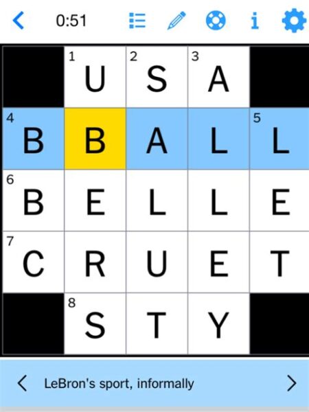 Nyt mini crossword not working