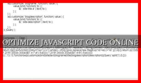 OPTIMIZE JAVASCRIPT CODE ONLINE OPTIMIZE JAVASCRIPT CODE ONLINE