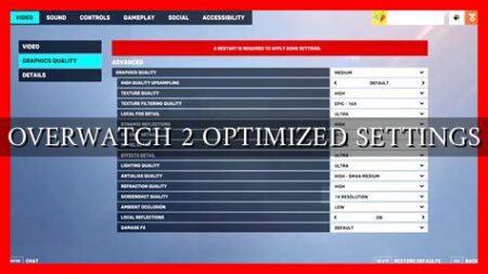 OVERWATCH 2 OPTIMIZED SETTINGS OVERWATCH 2 OPTIMIZED SETTINGS