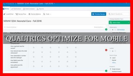 QUALTRICS OPTIMIZE FOR MOBILE