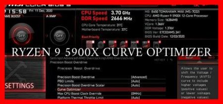 RYZEN 9 5900X CURVE OPTIMIZER