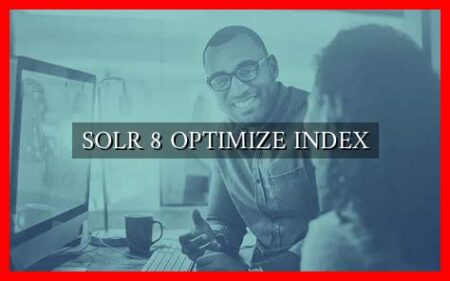 SOLR 8 OPTIMIZE INDEX