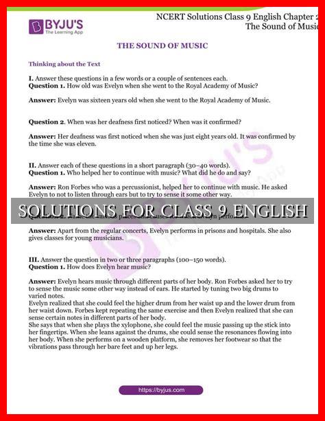 class 9 english book 2081 solutions