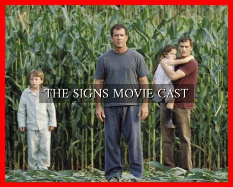 THE SIGNS MOVIE CAST THE SIGNS MOVIE CAST