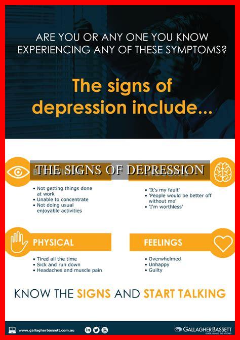 THE SIGNS OF DEPRESSION THE SIGNS OF DEPRESSION