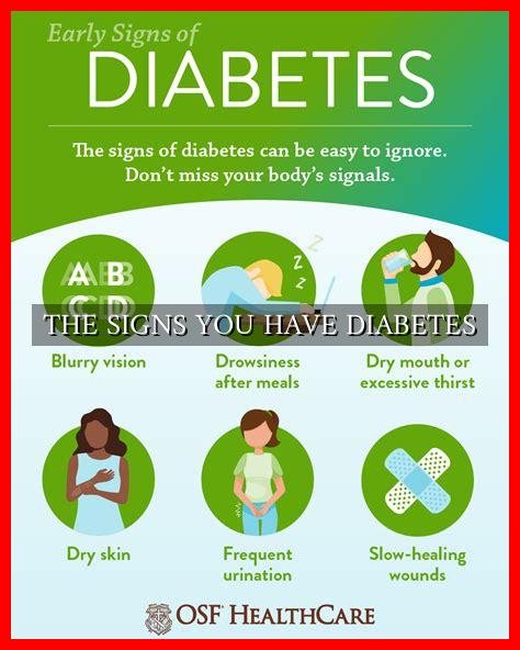 The Signs You Have Diabetes Wadaef 8957