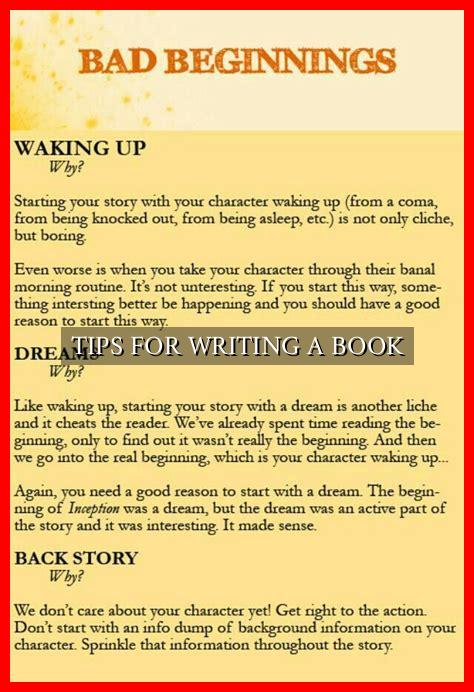 TIPS FOR WRITING A BOOK - Wadaef