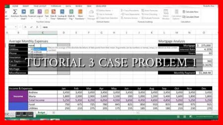 TUTORIAL 3 CASE PROBLEM 1
