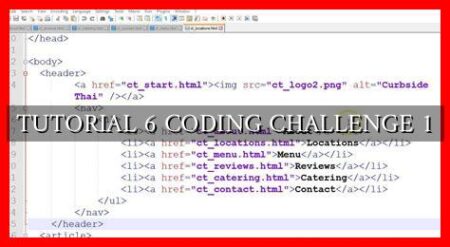 TUTORIAL 6 CODING CHALLENGE 1