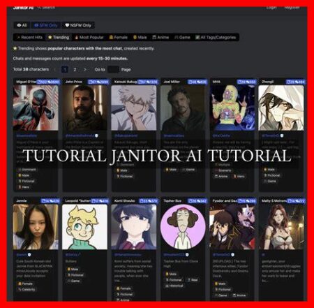 TUTORIAL JANITOR AI TUTORIAL
